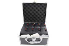 Kit valigetta da 8 pezzi per fontane fredde pirotecniche con telecomando e cavo