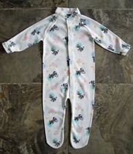 Vintage Disney Mickey's Stuff Minnie Mouse Footie Pajamas 9-12 Months 18-22 lbs