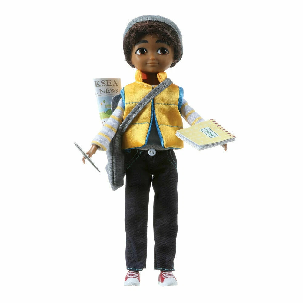 Lottie Finn Doll Junior Reporter Sammi LT083 Inspirational 18cm Boy Doll New