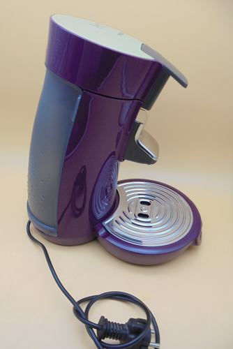 Philips Senseo® HD 7825 Kaffeepadmaschine, lila, + Padhalter + Zubehör, getestet - Bild 6 von 6