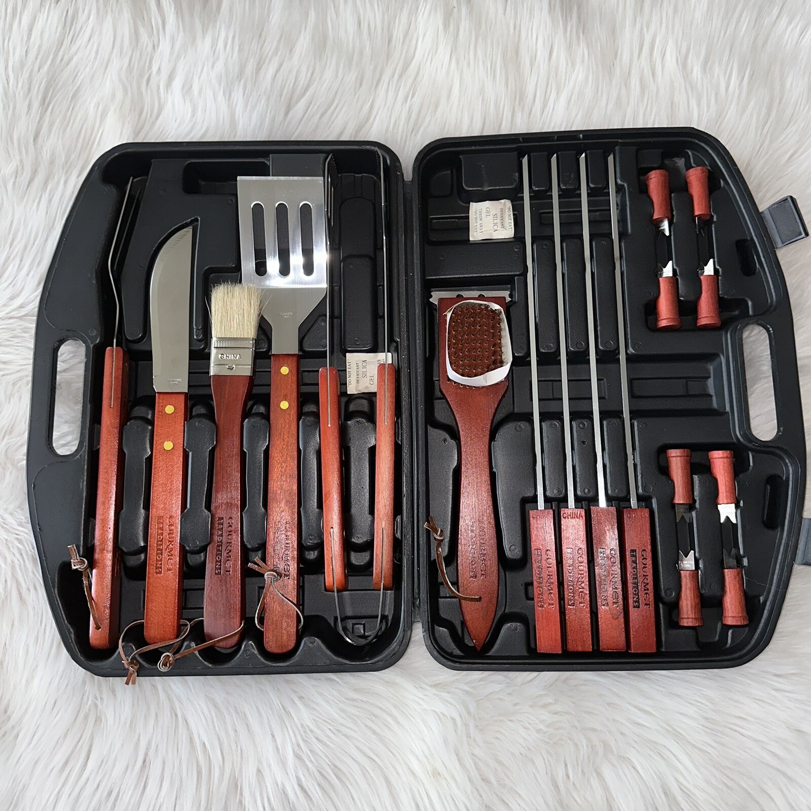 gourmet Traditions barbecue set 18pieces / brand new with box | eBay