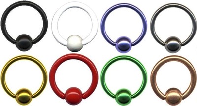 KLEMMRING BCR PIERCING RING LIPPE NASE OHR INTIM BRUST SEPTUM HELIX TRAGUS DAITH