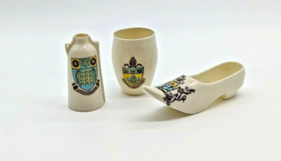 #ad #ad WH Goss Vintage Miniature Souvenir China Lot x3 Westminster Wakefield Salford $12.00