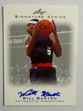 Will Barton 2012 Leaf Signature Series RC AUTO #BA-WB1 Florida Gators Nuggets