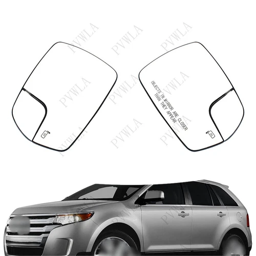 For Ford Edge 2015-2018 pair Left&Right Heated Mirror Glass W/ Backing Plate
