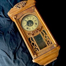 Vtg Ornate Wood Hand Carved Artisan Floral Fl...