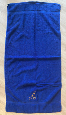 EGERIA Handtuch Blau Monogrammm  A   sehr gut erhalten