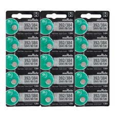 15 Pack Murata 392 384 Battery 1.5V Button Coin Cell Batteries