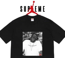 Supreme Jordan Biggie S/S Top Photo Shirt Black Nike Air Retro Box Logo BOGO XL