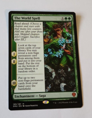 MtG The World Spell (DMU-189) Mythic Rare English MINT