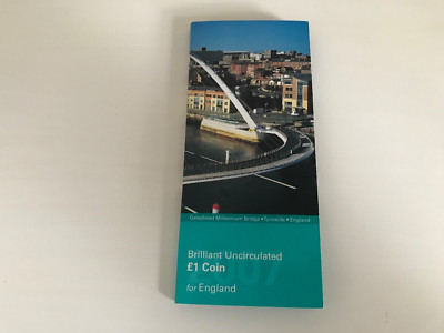 ROYAL MINT 1 POUND COIN 2007 GATESHEAD MILLENNIUM BRIDGE ORIGINAL PACK