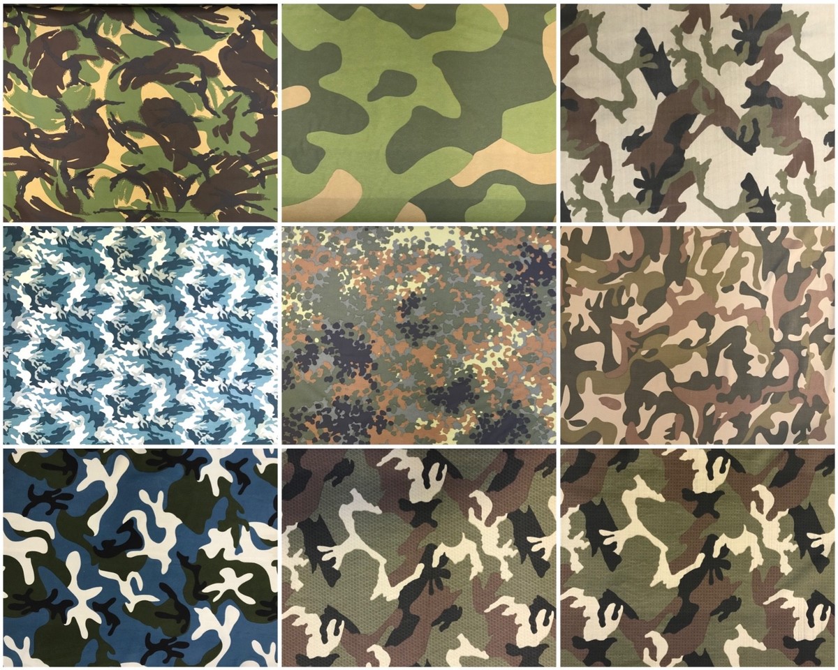 Flecktarn Bundeswehr Camouflage Stoff Bundeswehr Flecktarn
