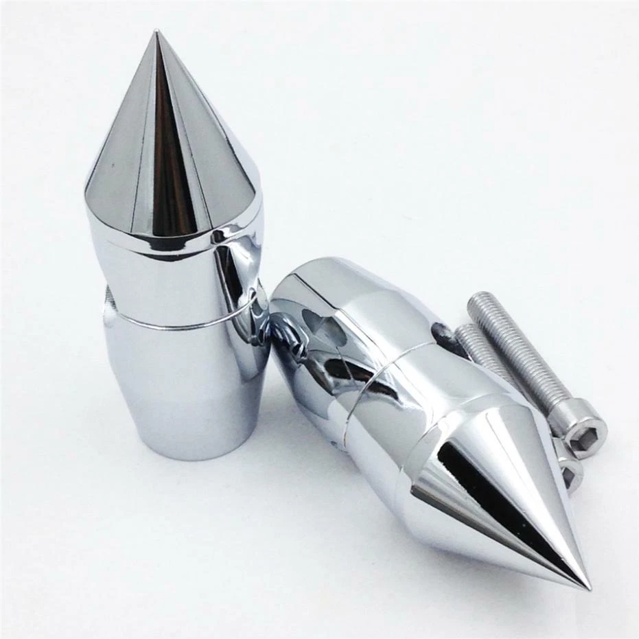 Elevadores de manillar Spike de 1" aptos para Honda VTX 1300C 1800N Tourer retro cromado Foto 4 de 4