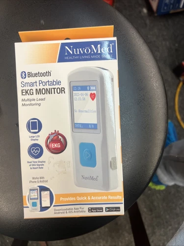 NuvoMed Smart Portable EKG Monitor -Bluetooth -