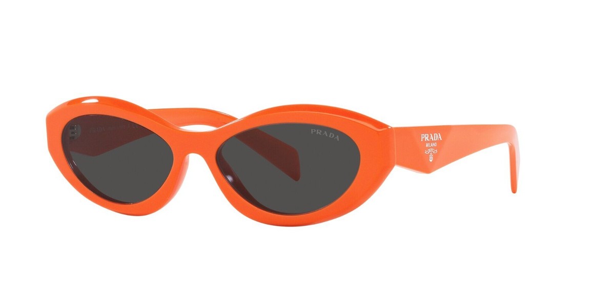 Prada PR 26ZS Orange/Dark Gray (12L-08Z) Sunglasses | eBay