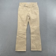 Tommy Hilfiger Women  s Beige Stretch Hipster Boot Chino Khaki Pants Size 8 Read