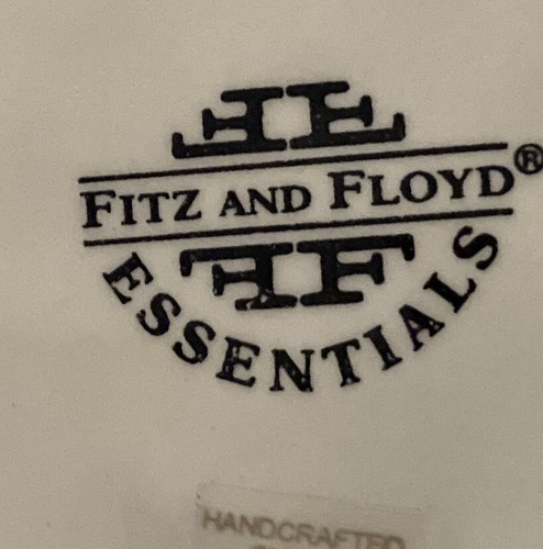 2 Fitz And Floyd Essentials Embossed Grapes And Leaves Fruit Canape Plate - Picture 3 of 3