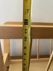 Vintage Beechwood Danish Modern Magazine Rack — photo 5