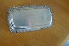 Antique Silver Plate on Copper Butter Dish with Glass Insert — photo 4