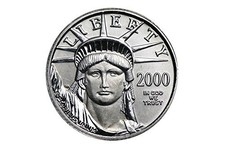 2000 $10 Platinum Eagle (1/10 Ounce) .999 Pure $10 Brilliant Uncirculated 3518.60 per troy oz