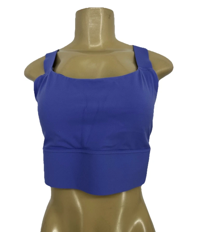 Sujetador deportivo Athleta mediano para mujer 982384 Warrior Twist Longline 1-3 Foto 3 de 4