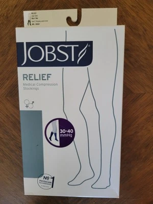 JOBST Relief 30-40 mmHg Compression Stockings, Knee High, Closed Toe NISB - Image 1 of 4