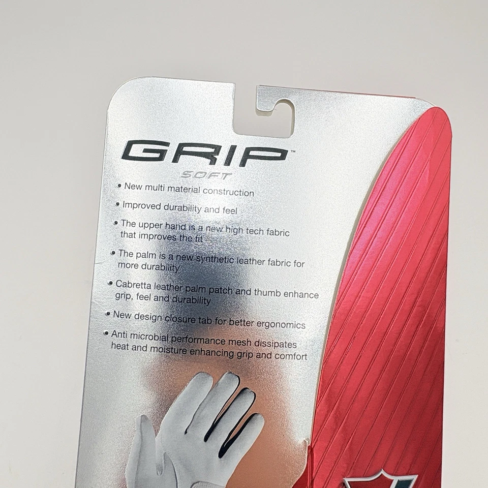 Guante de golf blanco suave con agarre Wilson Staff para hombre diestro pequeño nuevo Foto 4 de 4