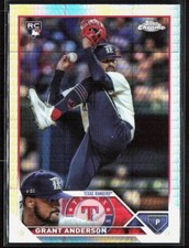 2023 Topps Chrome Update GRANT ANDERSON Prism Refractor Rookie Card USC161