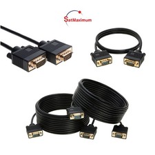 SVGA/VGA Cable 15-Pin Male/Male 1080p for PC TV Monitor Laptop Multi-Pack LOT