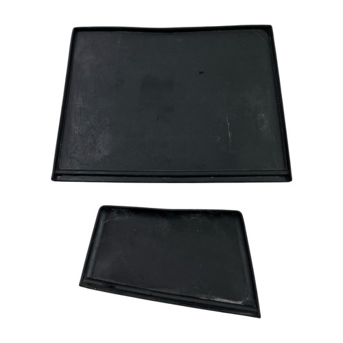 03-06 SILVERADO TAHOE YUKON SIERRA CENTER CONSOLE UPPER RUBBER LINER MAT SET - Picture 1 of 3