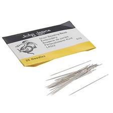 John James Short Beading Needles, Size 10, Pack of 25, Made in England, Use for