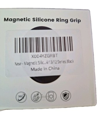 Magnetic Silicone Ring Clip 360 Grip  Compatible With Magsafe Phones And Cases