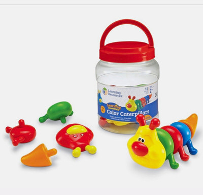 Learning Resources Snap n Sort Color Caterpillars GIANT COOTIES 2+ COMPLETE