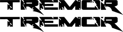 Decal Set for Tremor Bedside Fits Ford Truck Vinyl Stricker Graphic Many Colors
