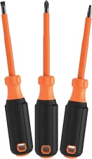 85073INS Insulated Screwdriver Set, Made in USA, Features 1000V Phillips, Slotte