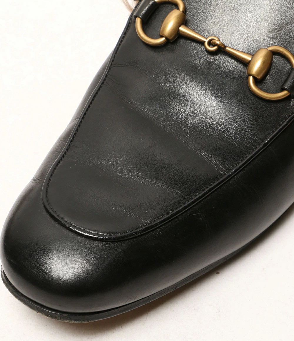 GUCCI Princetown Horsebit Fur Sandals Women's SIZE 6 GUCCI thumbnail 7