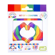MDI Australia Rainbow Pride Untersetzer-Set, Packung mit vier hochwertigen Unter