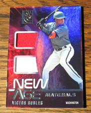 Victor Robles 2022 Capstone #NAM-VR NEW AGE MATERIALS Rookie Jersey MLB MARINERS