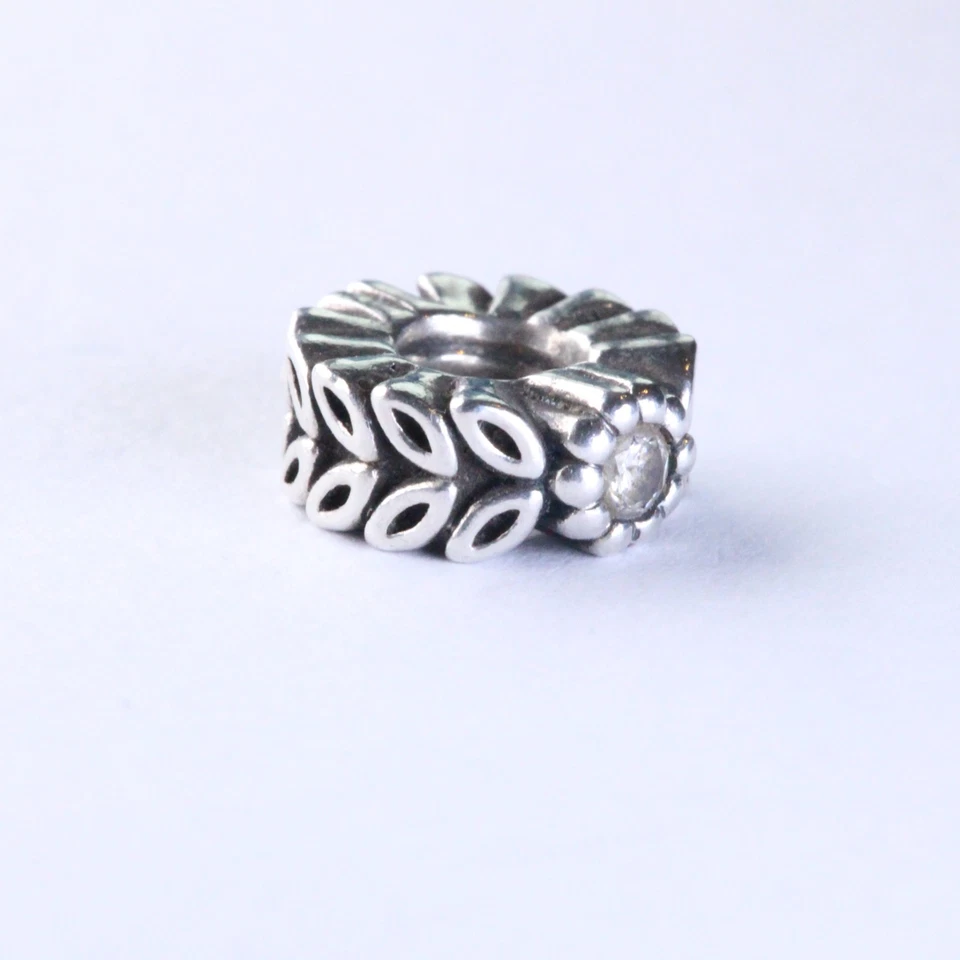 Pandora Sterling Silver Twice As Nice Clear CZ Spacer Charm 791224CZ - Image 3 of 3