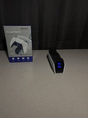 Ps5 Dual Controller Charging Stand Accessory (Used) Cord Not Included Tested