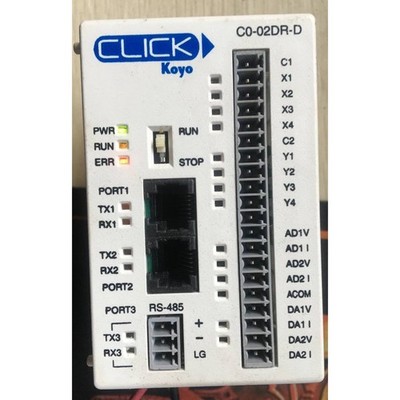 One For KOYO/JTEKT Used CLICK C0-02DR-D Analog PLC I/O Module Free Shipping