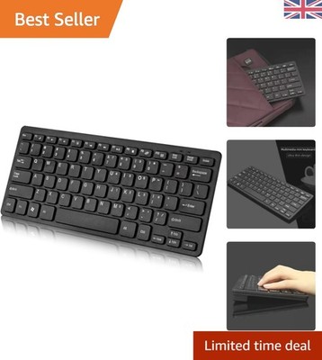 Robuste ergonomische Mini-USB-Tastatur mit einfarbiger Hintergrundbeleuchtung - Reisefertig