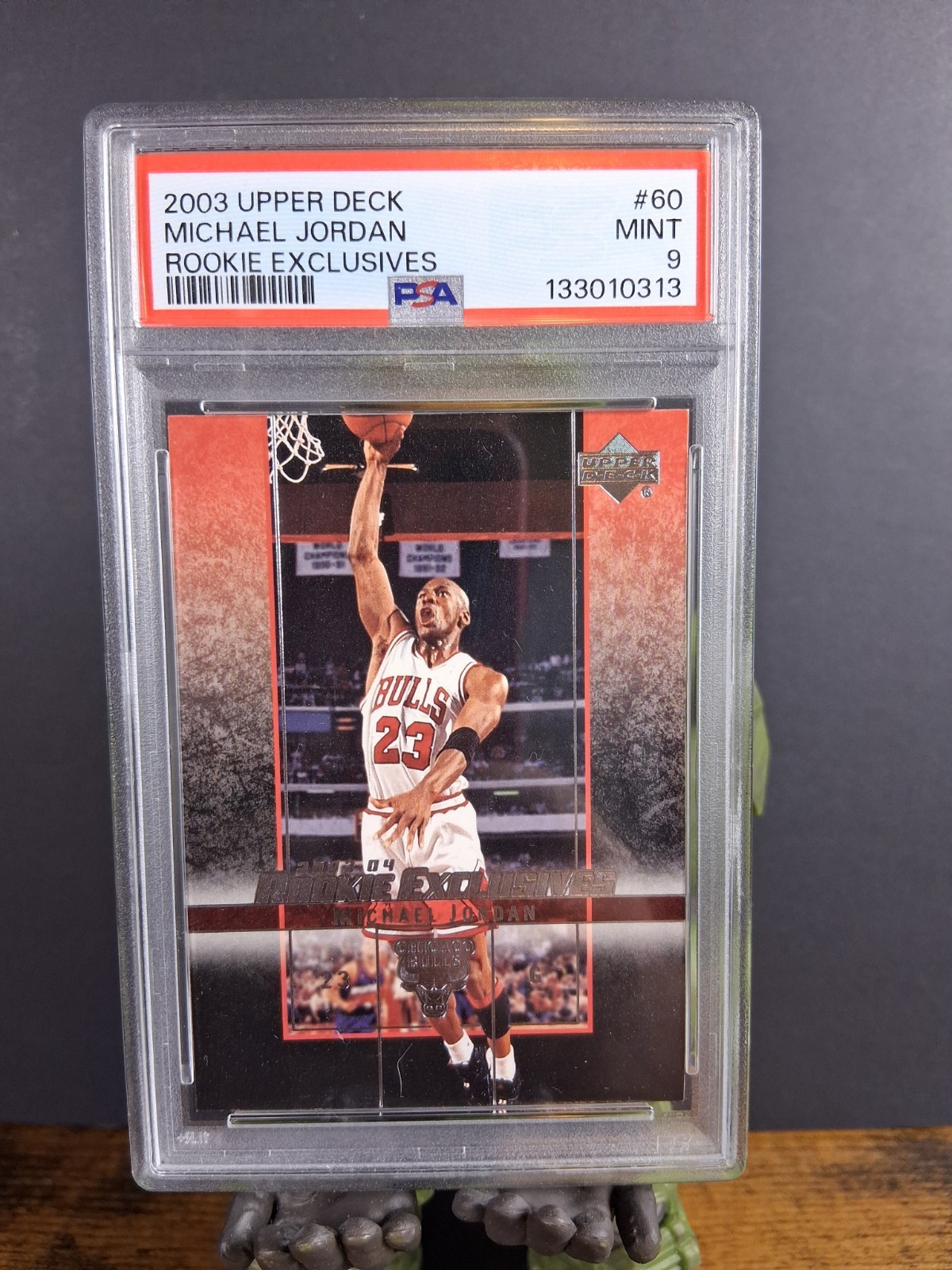 2003 Upper Deck Michael Jordan Rookie Exclusives #60 PSA 9