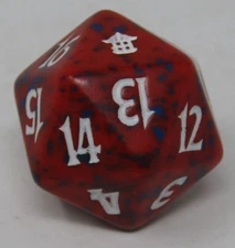 Magic the Gathering Saviors of Kamigawa Red Spindown Dice