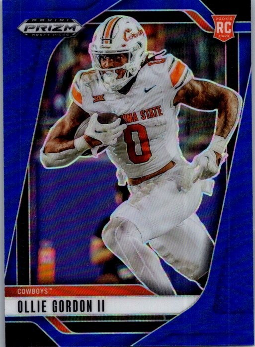 2024 Panini Prizm Draft Picks - Ollie Gordon II #102 Blue Prizm /199 (RC)