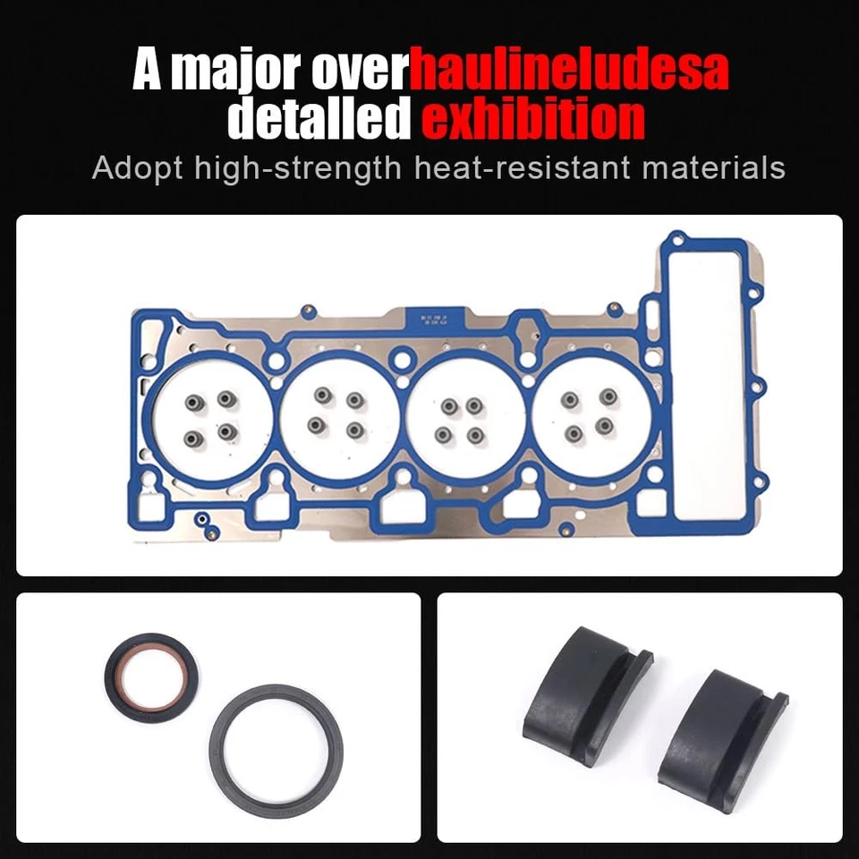 Kit de juntas de reconstrucción de motor de calidad genuina 079103383AR para Audi S5 2008-2012 Foto 4 de 4
