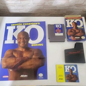 NES George Foreman's KO Boxing mit OVP und Anleitung Super Nintendo
