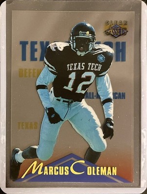 Marcus Coleman - 1996 Classic Clear Assets #44