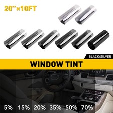 10ft Roll Window Uncut Tint 1% Film VLT x 20" 10ft Feet Car Home Office Glass