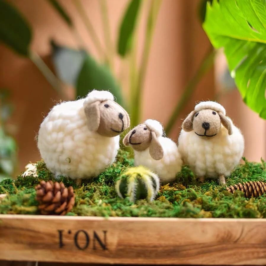 Cute Farm Lamb Sheep Christmas Hanging Ornament - Thumbnail 2